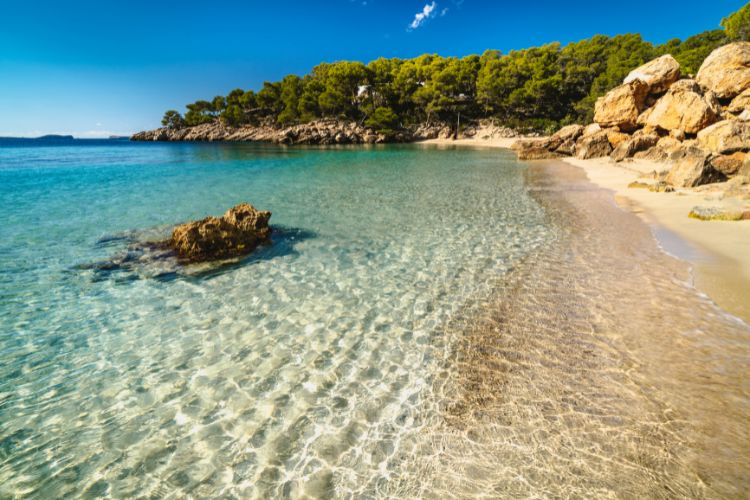 Cala Saladeta, Ibiza, Spain