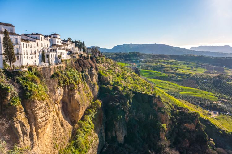 Ronda Spain and its sweeping views of the surrounding countryside