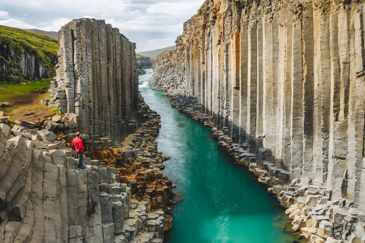 Stuðlagil Canyon in East Iceland