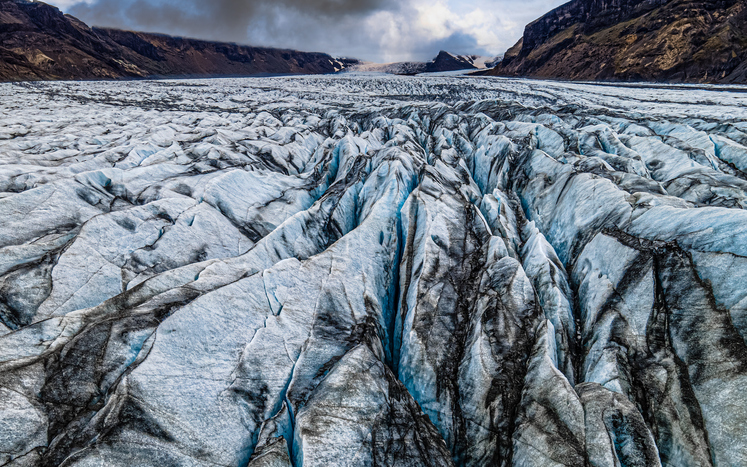 Svínafellsjökull glacier in Iceland