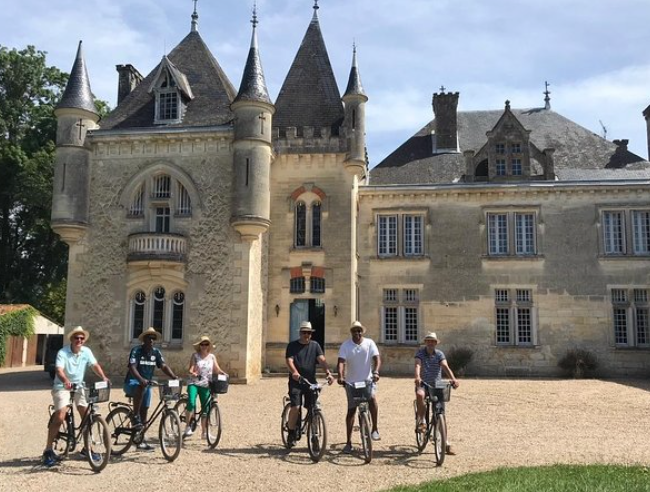 Bordeaux wine tour by bike