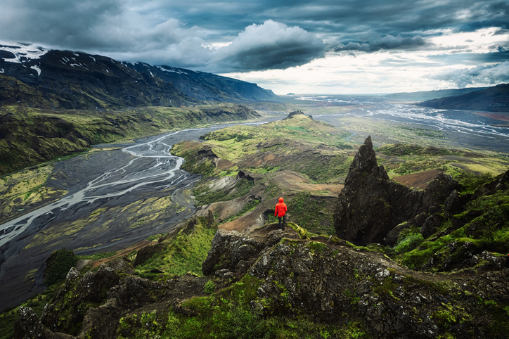 Valahnúkur, the volcanic heart of Thorsmork