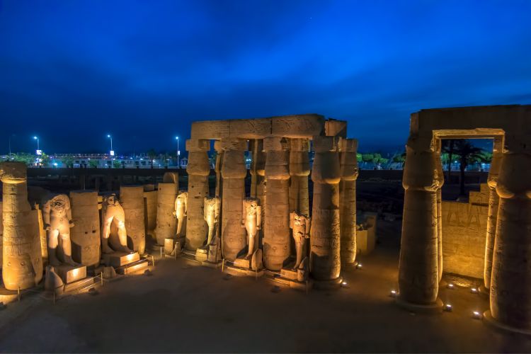 Luxor Temple at Night