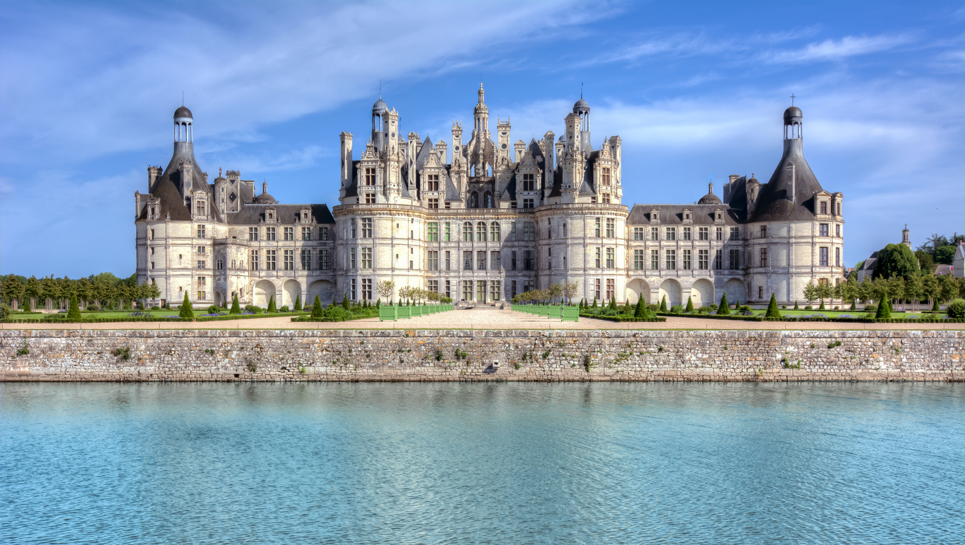 Château de Chambord castle in the Loire Valley