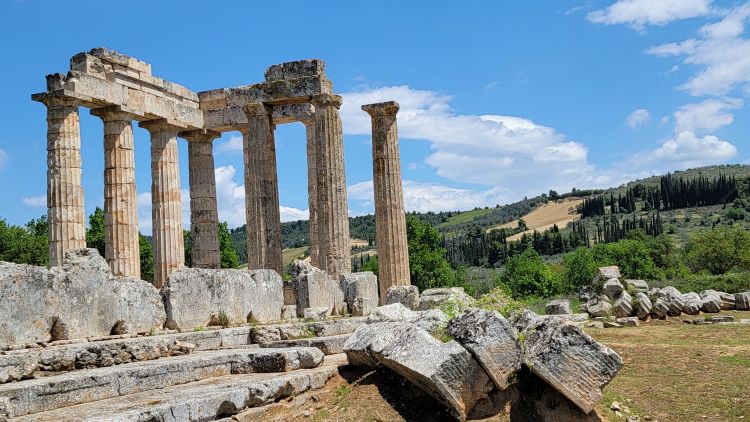 The Temple of Zeus at Nemea Ruins