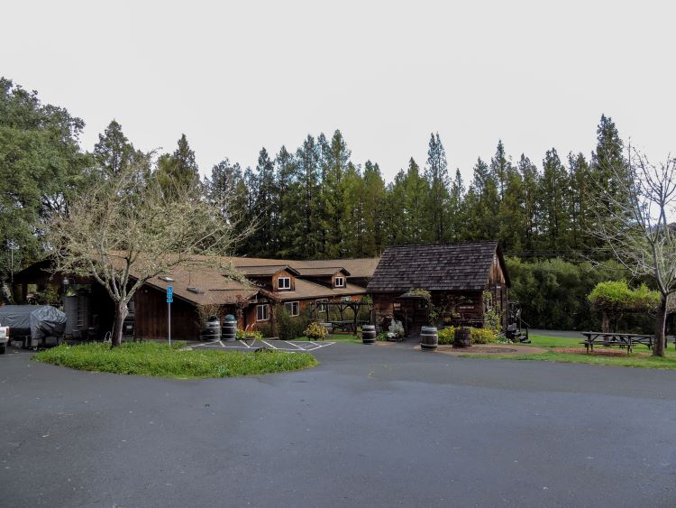 Husch tasting room housed in a converted pony barn