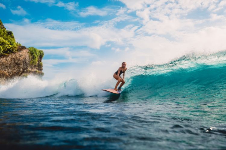 Surfing in Mancora