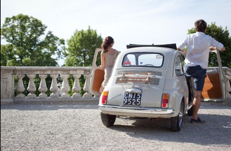 Fiat 500 Rental Florence Wine Tasting