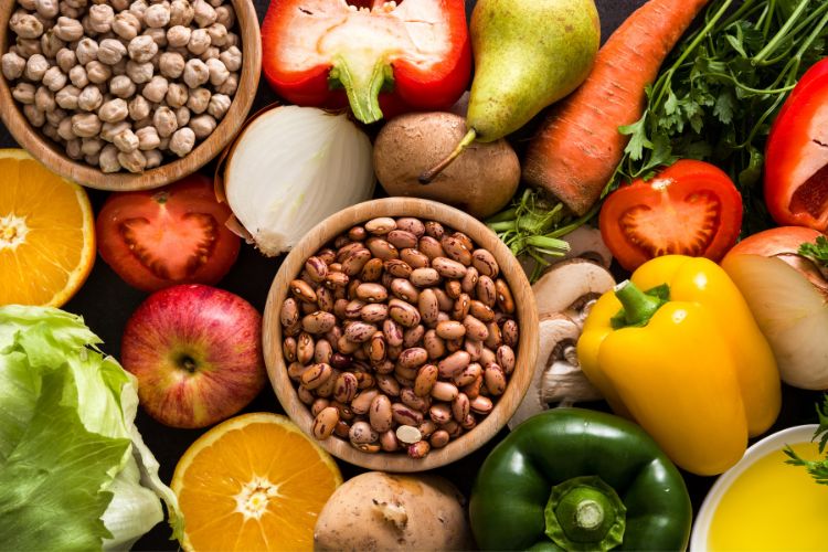 Fruits, Vegetables and Beans in the Mediterranean Diet
