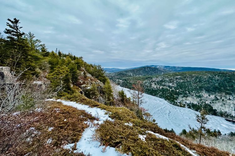 Acadia National Park, Maine during the winter season