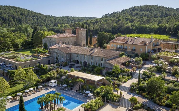 Chateau de Berne Aerial View