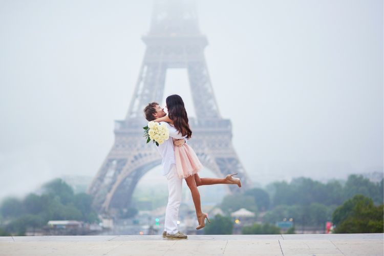 Paris for Valentine's Day in Europe