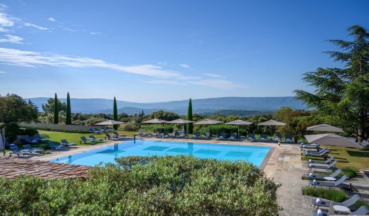 Hotel Les Bories & Spa view and pool