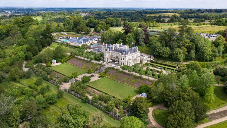 The grounds at Beaverbrook in Leatherhead, England