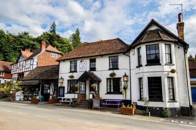 The Plough Inn in the village of Coldharbour