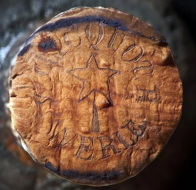 cork identifying French Champagne producers in 19th-century shipwreck in the Baltic Sea