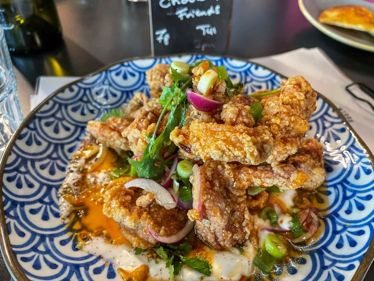 Harry's famous fried chicken (Harry's Deli at Wirra Wirra)