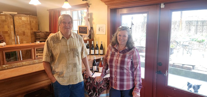 Steve and Lesie Berkeley of Knoll Vineyard Wines.