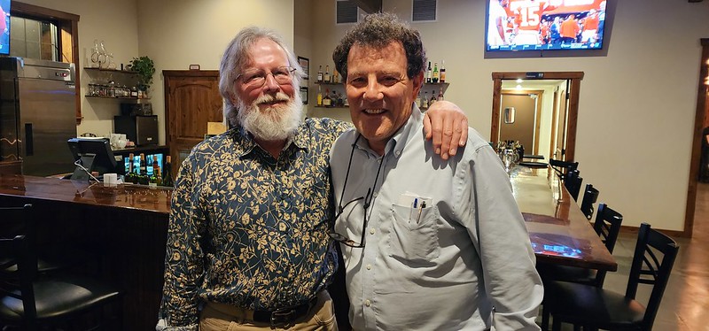 Brian O'Donnell of Belle Pente and Nicholas Kristof of Kristof Farms