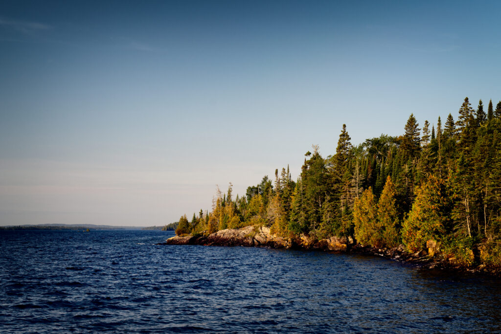 Lake Superior shoreline at Isle Royale National Park, Michigan