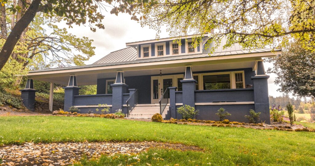 Corral Creek guest house on the Chehalem Estate vineyard property