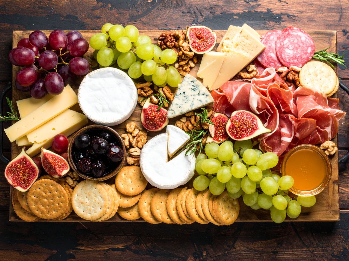 A Classic Mixed Charcuterie Board