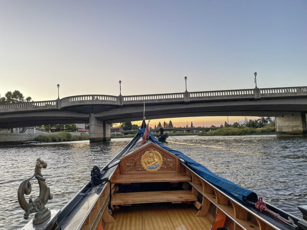 A sunset gondola ride on the Napa River in Downtown Napa