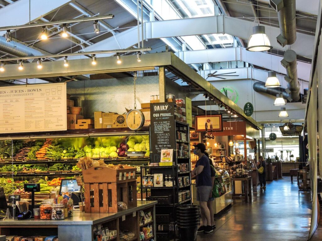 Inside Oxbow Public Market in Downtown Napa